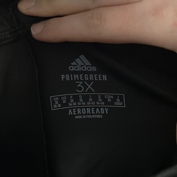 BNWT Zoe Saldana Adidas Black Leggings Size 3X - Picture 4 of 6